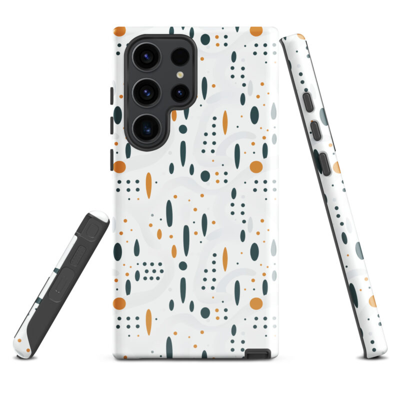 samsung-galaxy-s23-ultra.Samsung phone case with cute dots design.