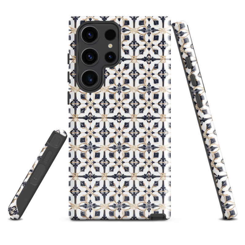 samsung-galaxy-s23-ultra. Samsung phone case with cute diamond tiles design.