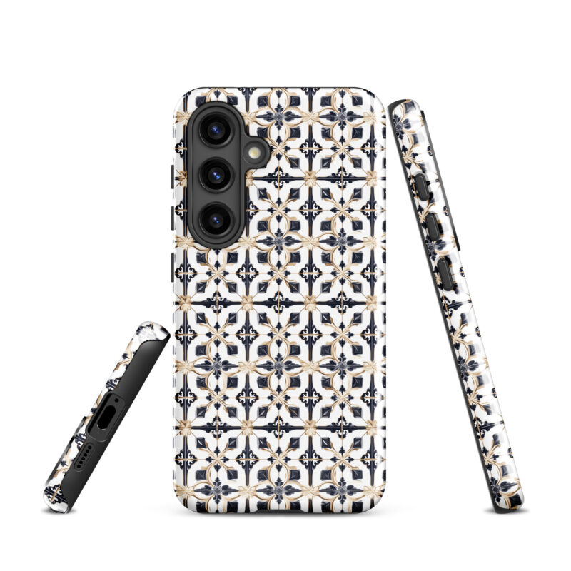 samsung-galaxy-s24. Samsung phone case with cute diamond tiles design.
