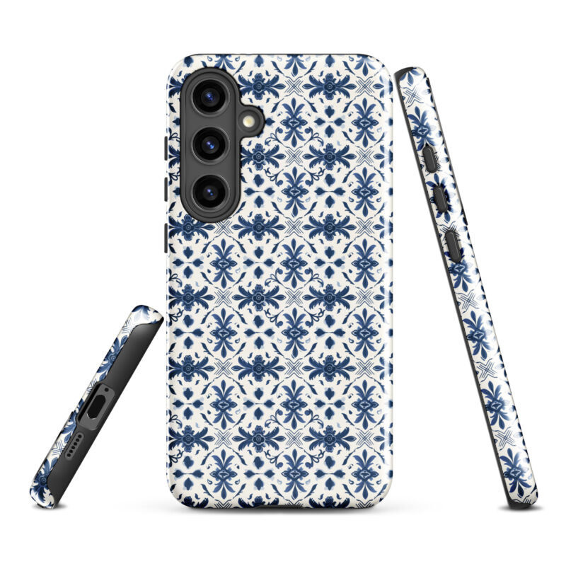 samsung-galaxy-s24-plus. Samsung phone case with cute azulejo design.