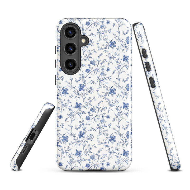 samsung-galaxy-s24-plus. Samsung phone case with chic floral charm design.