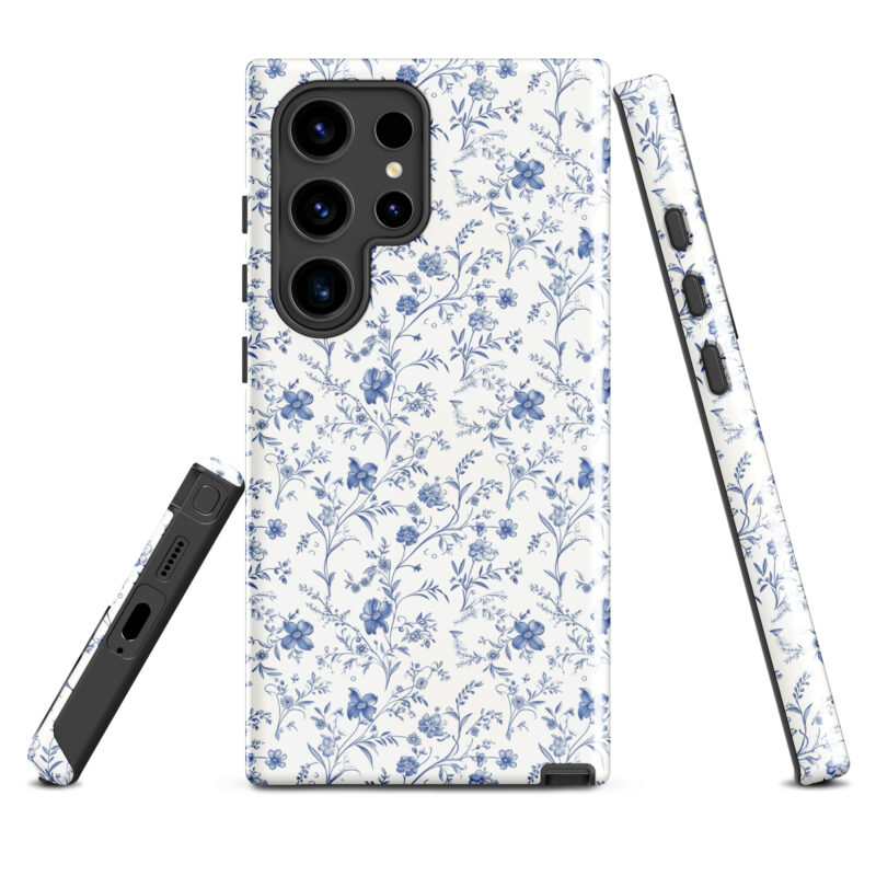 samsung-galaxy-s24-ultra. Samsung phone case with cute floral charm design.