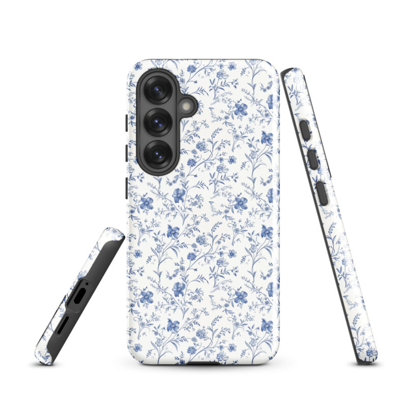 samsung-galaxy-s25. Samsung phone case with chic floral charm design.