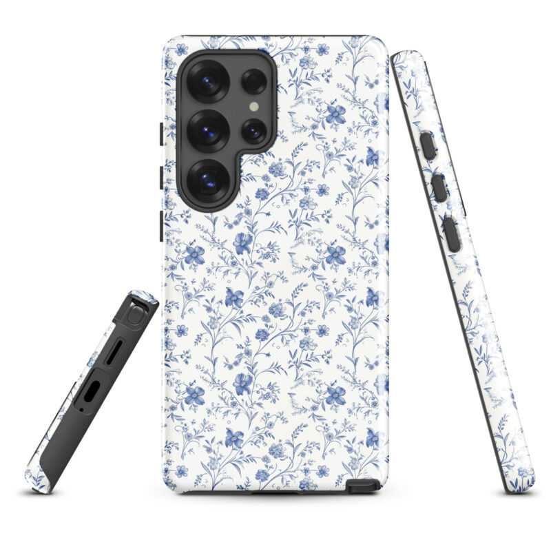 samsung-galaxy-s25-ultra-Samsung phone case with cute floral charm design