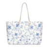 French Floral Charm – Weekender Bag - Front View