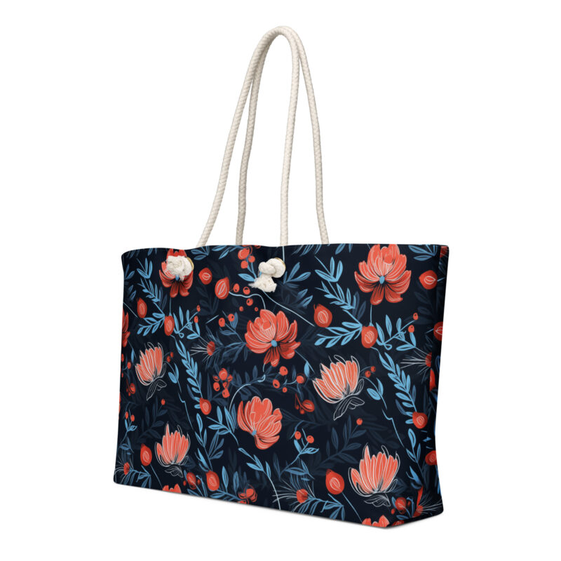 French Floral Charm weekender-bag. Carry-on luggage
