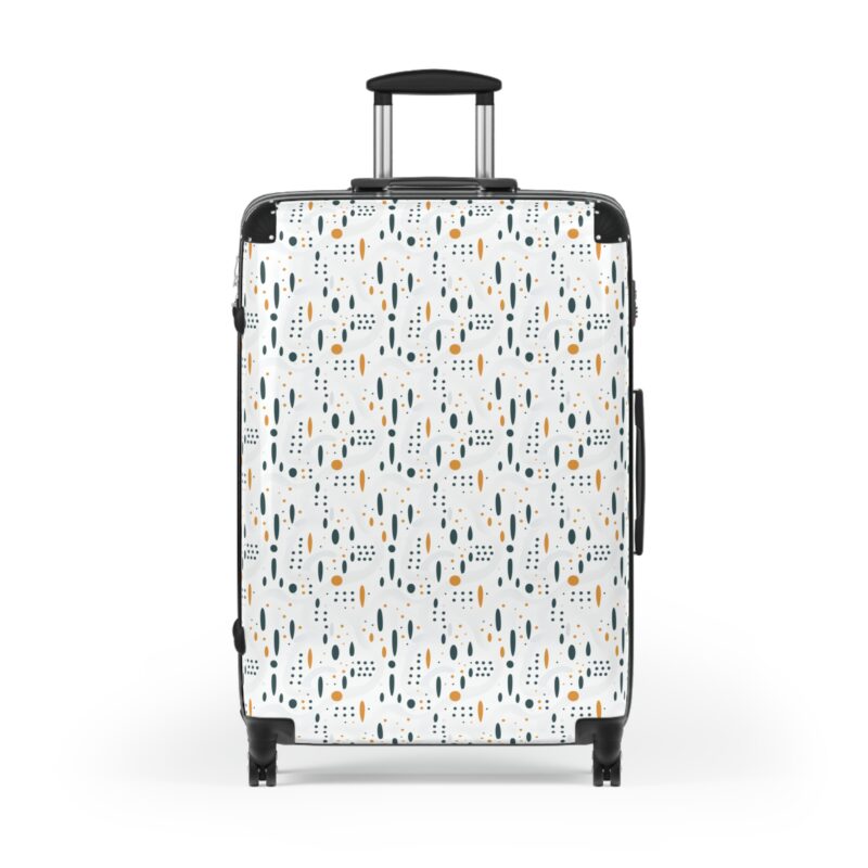 Modern Dot Symphony – Suitcase | Contemporary Modern Luggage - Large
