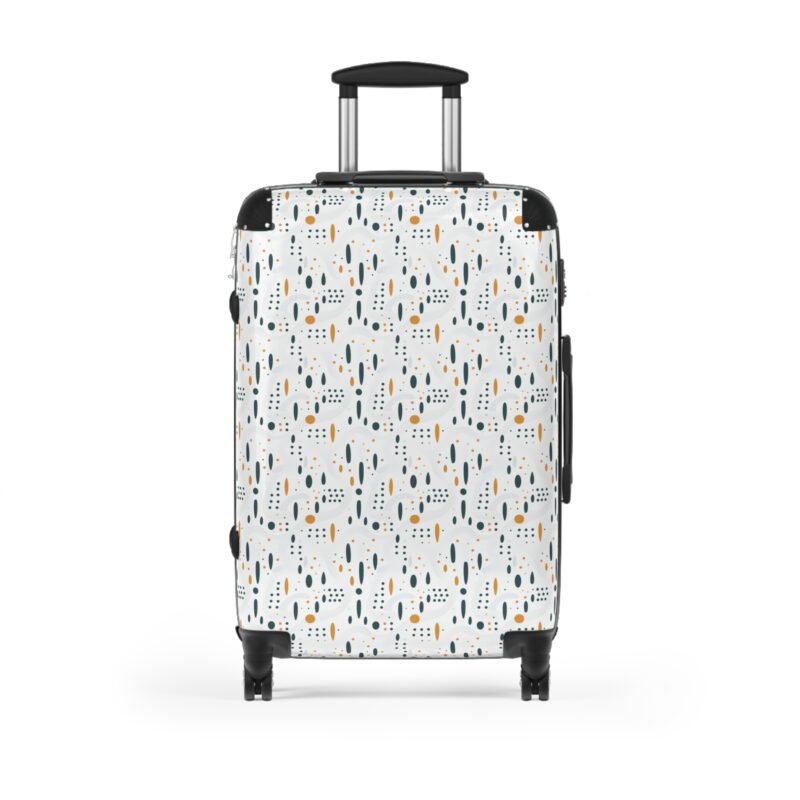 Modern Dot Symphony – Suitcase | Contemporary Modern Luggage - Medium