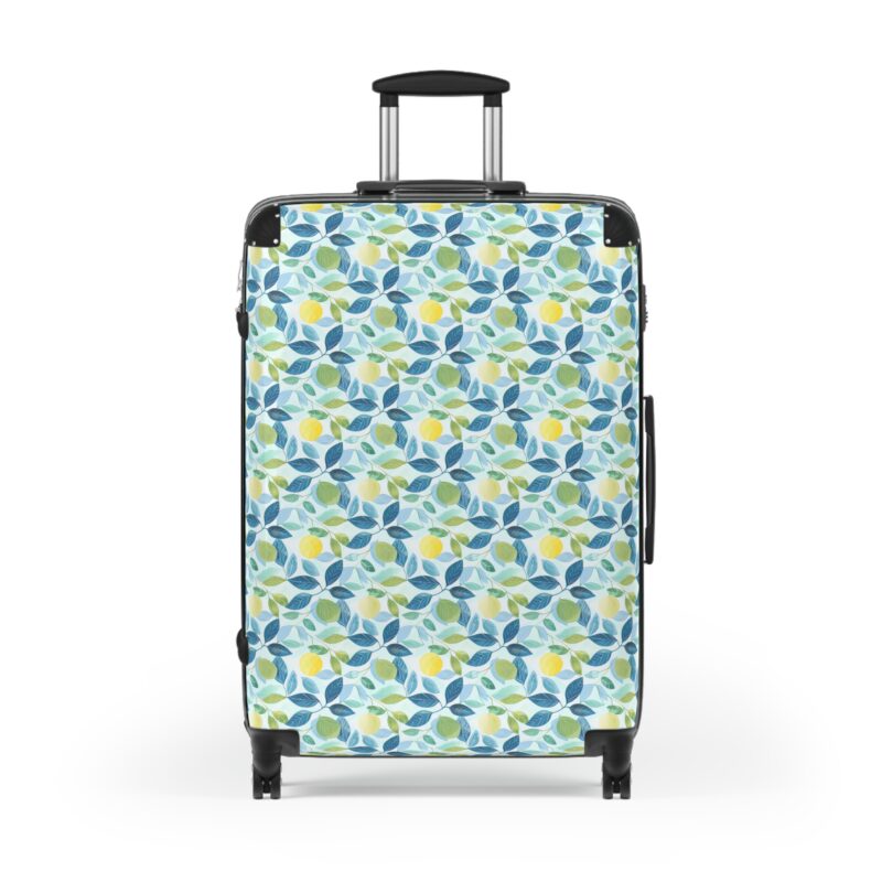 Lemon Grove Bliss – Large Suitcase | Botanical Inspired Luggage