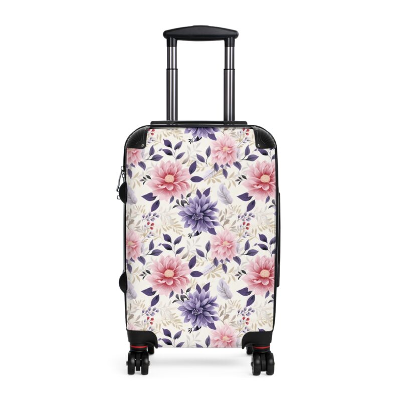 Floral Bliss Glam – Suitcase | Botanical Inspired Luggage - Small