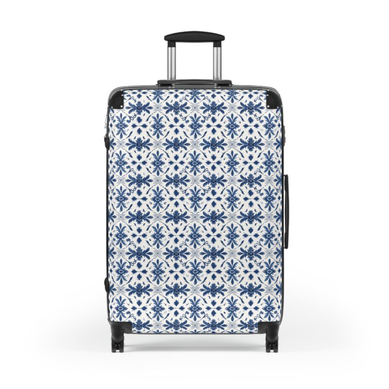 Portuguese Azulejo Elegance – Suitcase Large