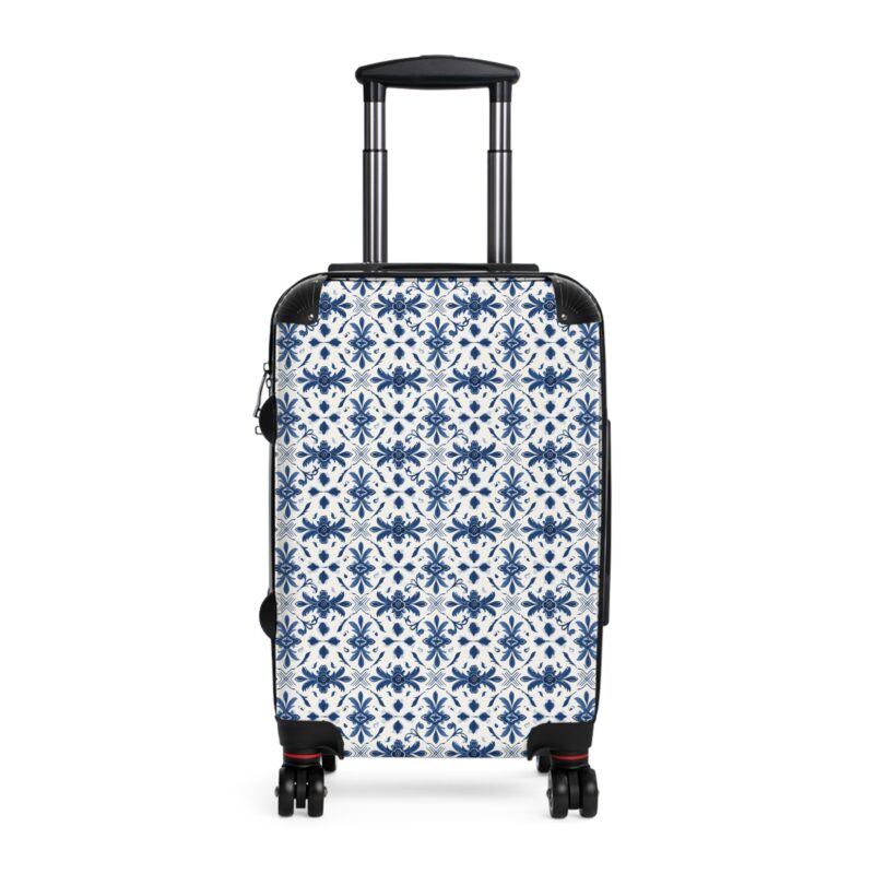 Portuguese Azulejo Elegance – Suitcase Small Carryon